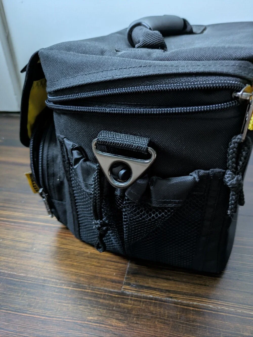 Ape Case Camera Bag, Black With Yellow Lining